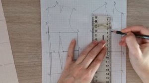 Построение талиевых вытачек на спинке и полочке