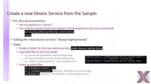 EdgeX Tech Talk - Build a Device Service