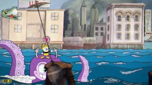 Cuphead Run and Gun "Опасные опоры". Оценка P