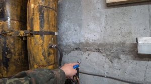 Компрессор в гараж своими руками из кондиционера. За 500р.