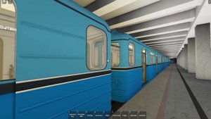 Еж-3 на станции "Волгоградский проспект", но это Roblox