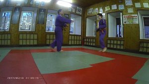 Дзюдо. Защита от одноимённого зацепа изнутри.
