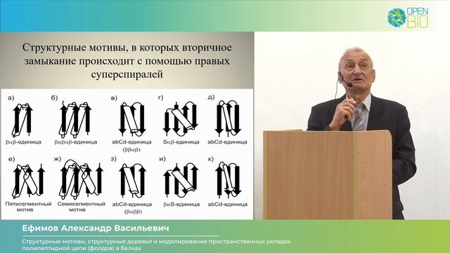 27.09 Ефимов Александр Васильевич - УСТАНОВОЧНАЯ ЛЕКЦИЯ СЕКЦИИ: «БИОФИЗИКА» смотреть онлайн