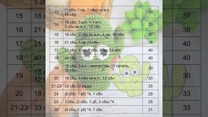 Кактус, вязание крючком, мастер класс в схемах МК