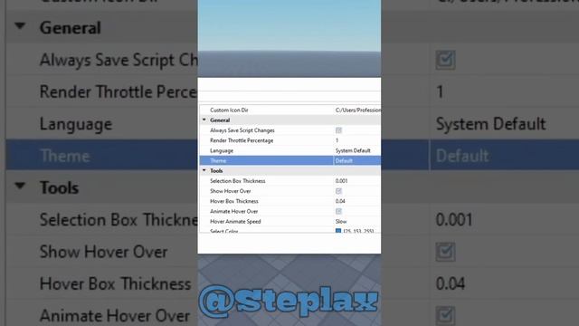 ?Как поставить тёмную тему в Roblox Studio#shorts #tiktok #memes #мем #roblox #robloxstudio #роблок
