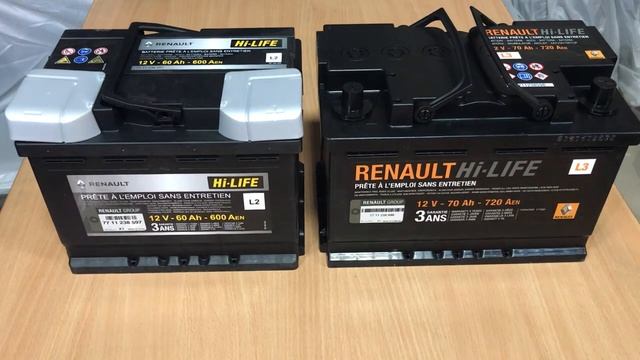 Аккумулятор на РЕНО ДАСТЕР 60Ач и 70Ач смотреть онлайн