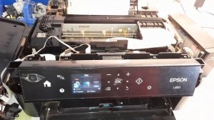 how to epson l850 printer error turn power off and then on again for details see your documentation