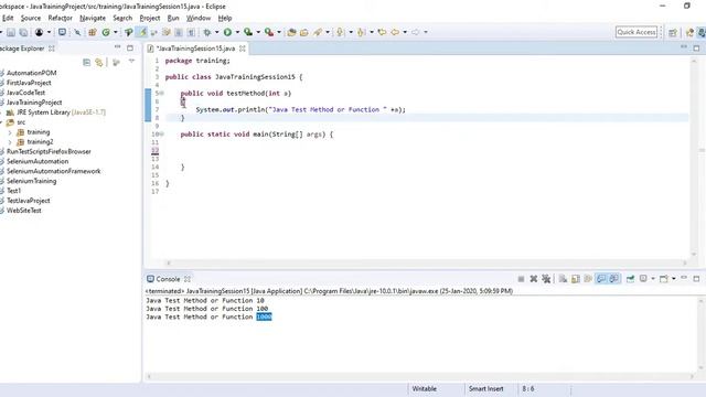 Java #15  - Method or Functions in Java