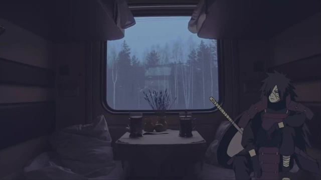 Атмосферная песня [sad songs] Мадара в поезде сидит под песню Белая ночь смотреть онлайн
