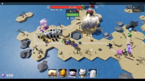 (Tower Heroes) Duo Adventure Mode (Fortrock Boss) in (Roblox)