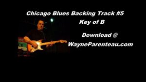 Chicago Blues Backing Track #5 Key of B