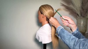 SMOOTH PONYTAIL /  ГЛАДКИЙ ХВОСТ Video lesson / Самоучитель по прическам / Hair Tutoria