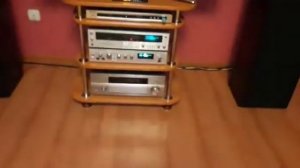 кассетная дека яуза мп-221-1с. усилитель радиотехника у-101. колонки напольные attitude alpha 30