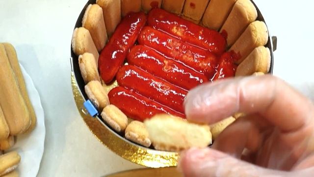 Клубничный торт для лентяев. Пошаговый рецепт от Ирины