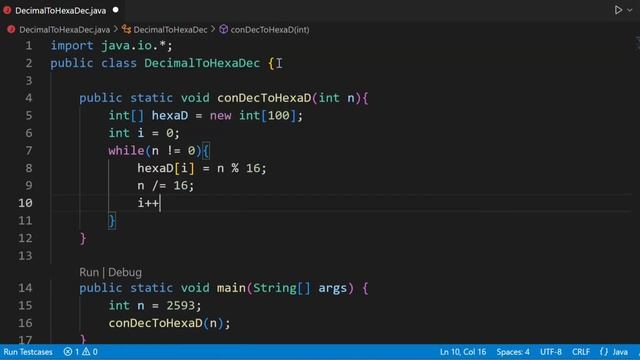 Decimal to Hexadecimal conversion in Java | Easy Coding смотреть онлайн