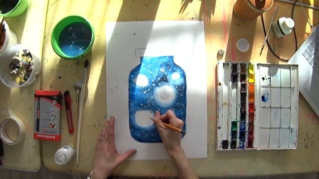 Рисование СВЕРЧКИ И СВЕТЛЯЧКИ / РАЗВИВАЮЩЕЕ ВИДЕО / Рисовать с детьми / Акварель