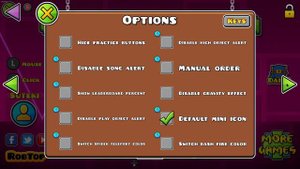 Не стандартный мини куб в Geometry Dash (как сделать)