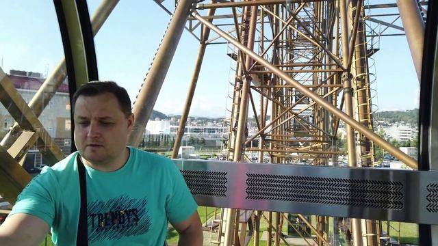 №721 КОЛЕСО ОБОЗРЕНИЯ в СОЧИ ПАРКЕ ✔ ОТДЫХ АДЛЕР ВЛОГ ✔  Гуляем по Сочи парку