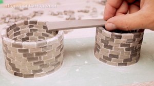 Как сделать Миниатюрный Замок своими руками из мини кирпичиков | Мини Стройка