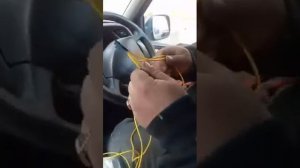 Мерседес 814. Устанавливаем фары и рога