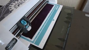 Плоттер scanncut cm900. Резка трикотажа (бархат)
