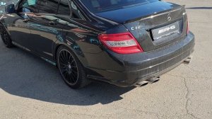 Отстрелы выхлопа (попкорн ?) на Mercedes C350