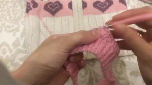 ВЯЗАНЫЙ СВИТЕР МИМИМИШКА КРЮЧКОМ.CROCHET