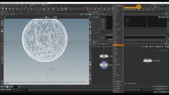detangle tutorial houdini
