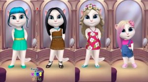 Моя говорящая Анджела ЧЕТЫРЕ КОШЕЧКИ # 29 ПРАЗДНИЧНЫЙ ПИКНИК МАЛЬДИВЫ АНДЖЕЛА,СОНЯ,МИЛА,АНЯ