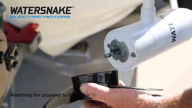 How To Attach A Propeller To A Watersnake Electric Motor смотреть онлайн