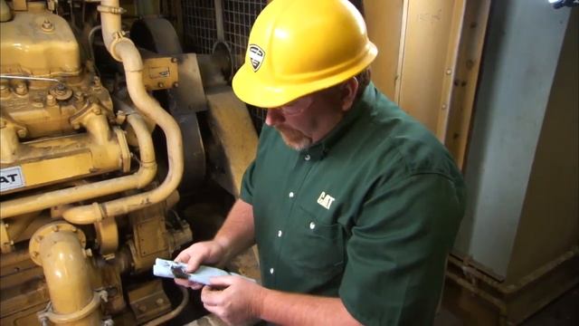 Осмотр фильтрационного отверстия водяного насоса | Двигатель Cat® D399 смотреть онлайн