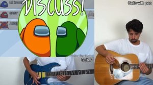 Among Us sounds on guitar
