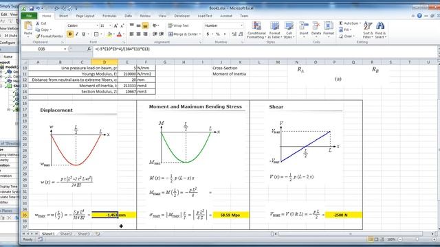 ANSYS Workbench Tutorial - Simply Supported Beam - PART 1
