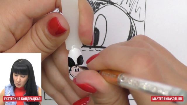 Лепим объемного Микки мауса гелем лаком. смотреть онлайн