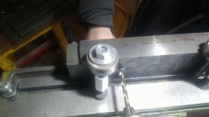 Сверление на НГФ 110. Подготовка призмы под угловую линейку.