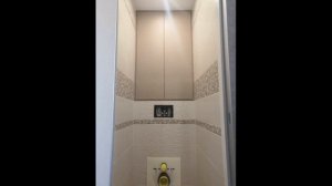 Шкаф над инсталляцией в туалете