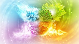 Четыре стихии - Анимация (Loop Footage) Free