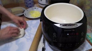 Домашние видео рецепты - лепешка с сыром в мультиварке