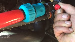 Промывка (водой) радиатора печки Skoda Octavia A4 Tour давлением 5 bar