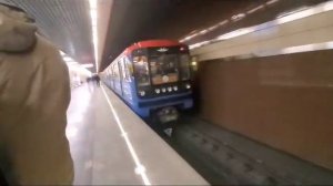 Отправление Номерного с уникальным вагоном 0140 со станции метро Ховрино!