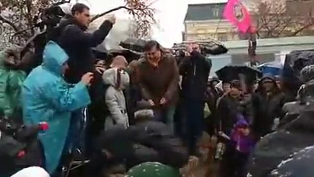 МИХАИЛ СААКАШВИЛИ МАРШ В ЭТОТ ДЕНЬ 12.11.17 смотреть онлайн