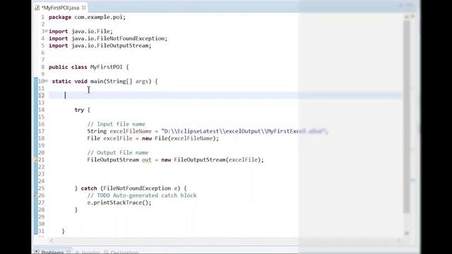 Apache Poi Excel Tutorial in JAVA смотреть онлайн