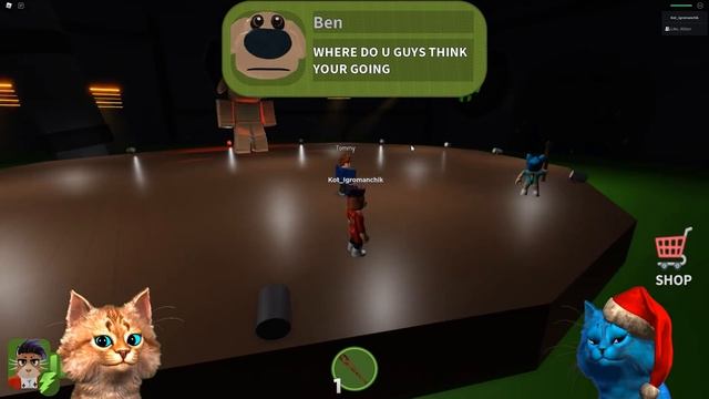 ГОВОРЯЩИЙ БЕН СТАЛ ЗЛЫМ В ROBLOX BEN STORY ИСТОРИЯ В РОБЛОКС ВЕСЁЛЫЙ КОТ И КОТЁНОК ЛАЙК смотреть онлайн