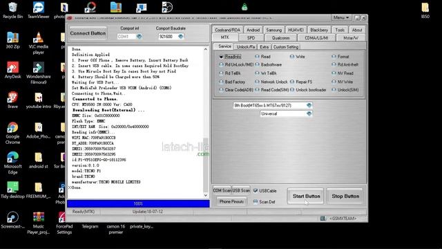 Tecno f1 hard reset using Miracle box| Tecno f1 hang on logo | Tecno f1 firmware #tecnof1#latech смотреть онлайн