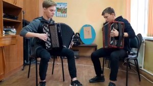 Шатков И. и Халилов И. ДШИ г.Нариманов "Чешская полька"
