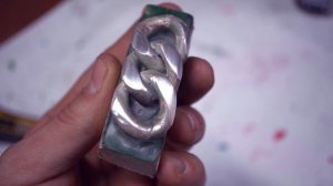 СДЕЛАЛ БРАСЛЕТ С ПОМОЩЬЮ АВТОМОБИЛЯ из серебра