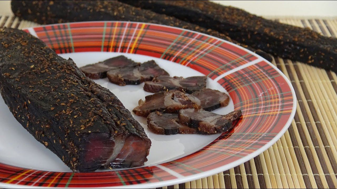 Сыровяленая говядина - Билтонг (Biltong). How to make biltong? смотреть онлайн