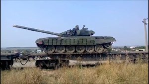 Погрузка “Превосходящих Танковых Дивизий” На Железнодорожную Платформу В Кантемировке