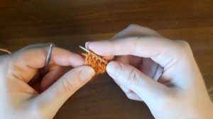 Как вязать новогодний шарик на двух спицах