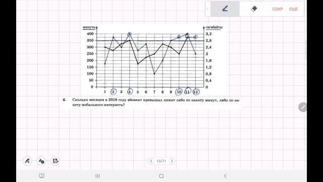 Задача про тарифы (ОГЭ). смотреть онлайн